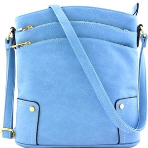 Brand new crossbody purse blue